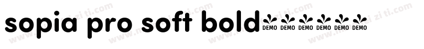 sopia pro soft bold字体转换